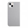 Magnetyczny pokrowiec flip do iPhone 13 - szare