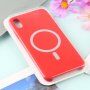 Etui silikonowe ze wsparciem Magsafe ładowania do iPhone XR - czerwony