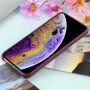 Etui silikonowe ze wsparciem Magsafe ładowania do iPhone XS Max - bordowe