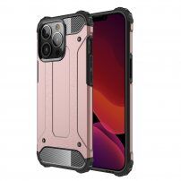 Super trwałe "Armor" etui do iPhone 13 Pro - różowo-złoty