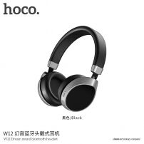 HOCO elastyczne bezprzewodowe słuchawki Bluetooth dla Apple iPhone / iPod - czarne