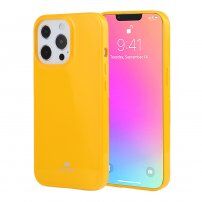 Goospery etui błyszczące z miękkiego plastiku do iPhone 13 Pro - żółte
