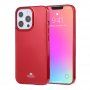 Goospery etui błyszczące z miękkiego plastiku do iPhone 13 Pro - czerwony