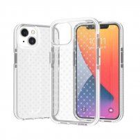 Przezroczyste etui ochronne ze wzorem do iPhone 13 Pro - biały