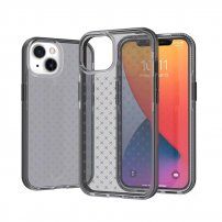 Przezroczyste etui ochronne ze wzorem do iPhone 13 Pro - czarny