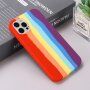 Etui silikonowe dla iPhone 13 - tęcza