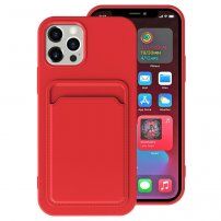 Etui z kieszenią na karty do iPhone 11 Pro - czerwony