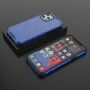 Etui ze strukturą plastra miodu dla iPhone 13 Pro Max - niebieskie
