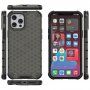 Etui ze strukturą plastra miodu dla iPhone 13 Pro Max - czarny