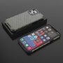 Etui ze strukturą plastra miodu dla iPhone 13 Pro Max - czarny
