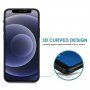Hartowane Anti-Spy 3D szkło do iPhone 12 mini - czarne