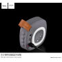 HOCO przenośny głośnik Bluetooth z powierzchnią tekstylną dla urządzeń Apple - szary