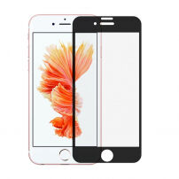 Super trwałe szkło hartowane (Tempered Glass) do Apple iPhone 8 Plus / 7 Plus - czarne