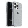 Etui przezroczyste z cekinami do iPhone 13 Pro - szary