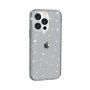 Etui przezroczyste z cekinami do iPhone 13 Pro - szary