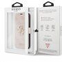 Guess 4G Metal Logo pokrowiec flip do iPhone 13 - różowe