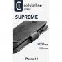 Cellularline Supreme pokrowiec skórzany do iPhone 13 - czarne