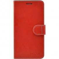 FIXED FIT pokrowiec flip do iPhone 13 Pro - czerwony