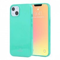 Goospery etui błyszczące z miękkiego plastiku do iPhone 13 mini - błękitny
