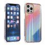 Zmieniające się etui odporne na uderzenia do iPhone 13 Pro - różowo-niebieski