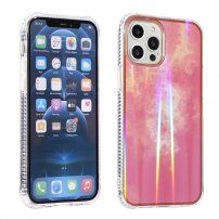 Zmieniające się etui odporne na uderzenia do iPhone 13 Pro - ciemnoróżowy