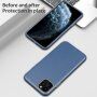 Etui odporne na uderzenia z teksturą skóry do iPhone 11 Pro Max - niebieskie