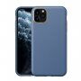 Etui odporne na uderzenia z teksturą skóry do iPhone 11 Pro - niebieskie