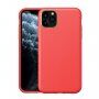 Etui odporne na uderzenia z teksturą skóry do iPhone 11 Pro Max - czerwony