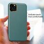 Etui odporne na uderzenia z teksturą skóry do iPhone 11 Pro - zielone
