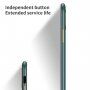 Etui odporne na uderzenia z teksturą skóry do iPhone X / XS - zielone