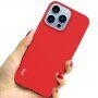 Imak miękkie etui odporne na uderzenia do iPhone 13 Pro Max - czerwony
