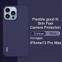 Imak miękkie etui odporne na uderzenia do iPhone 13 Pro Max - niebieskie