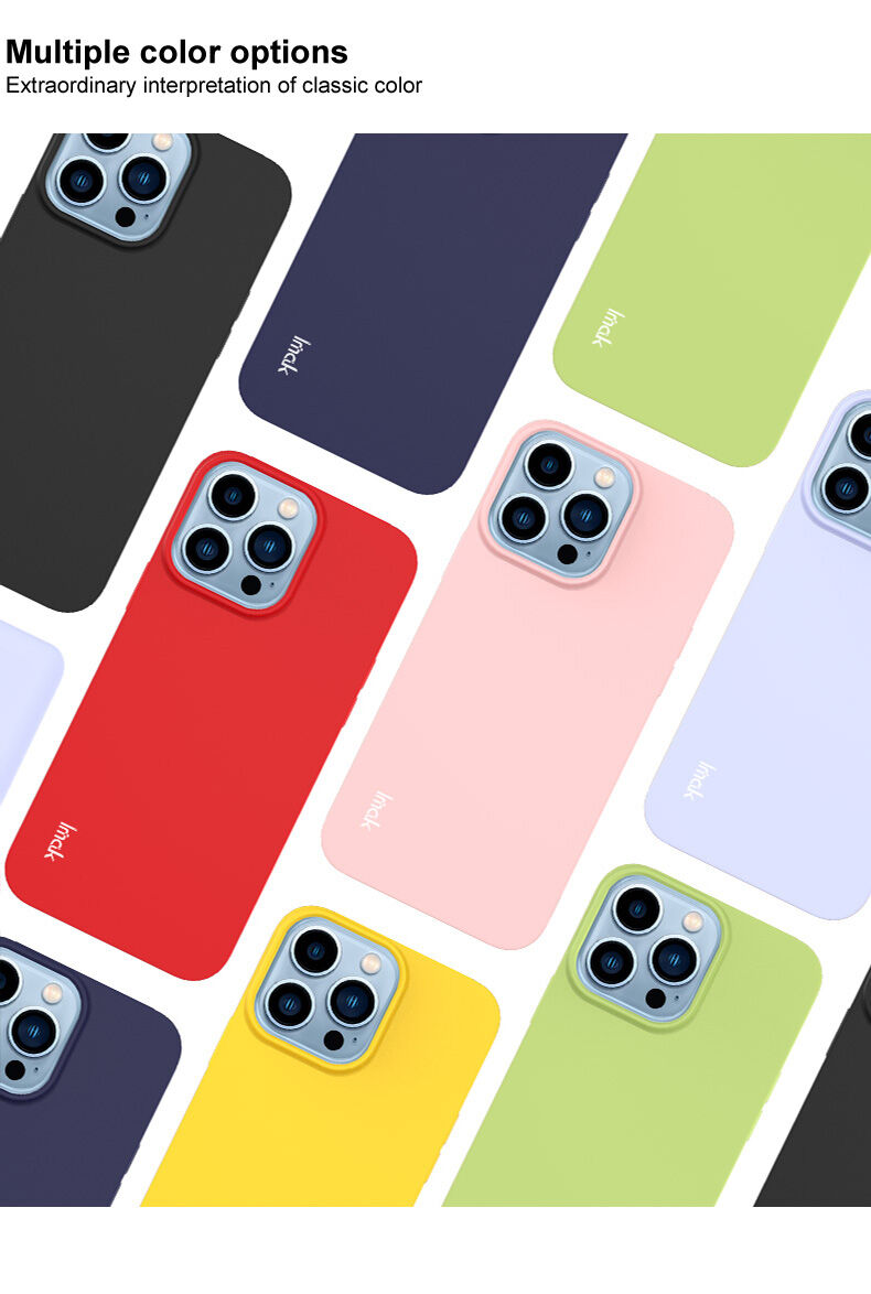 Imak miękkie etui odporne na uderzenia do iPhone 13 Pro - fioletowy Imak miękkie etui odporne na uderzenia do iPhone 13 Pro - fioletowy