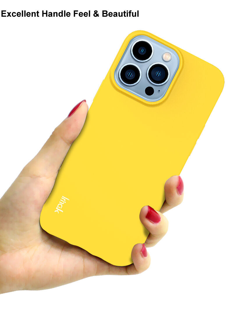 Imak miękkie etui odporne na uderzenia do iPhone 13 Pro Max - niebieskie