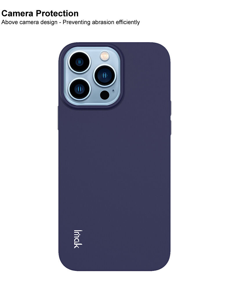 Imak miękkie etui odporne na uderzenia do iPhone 13 Pro Max - niebieskie