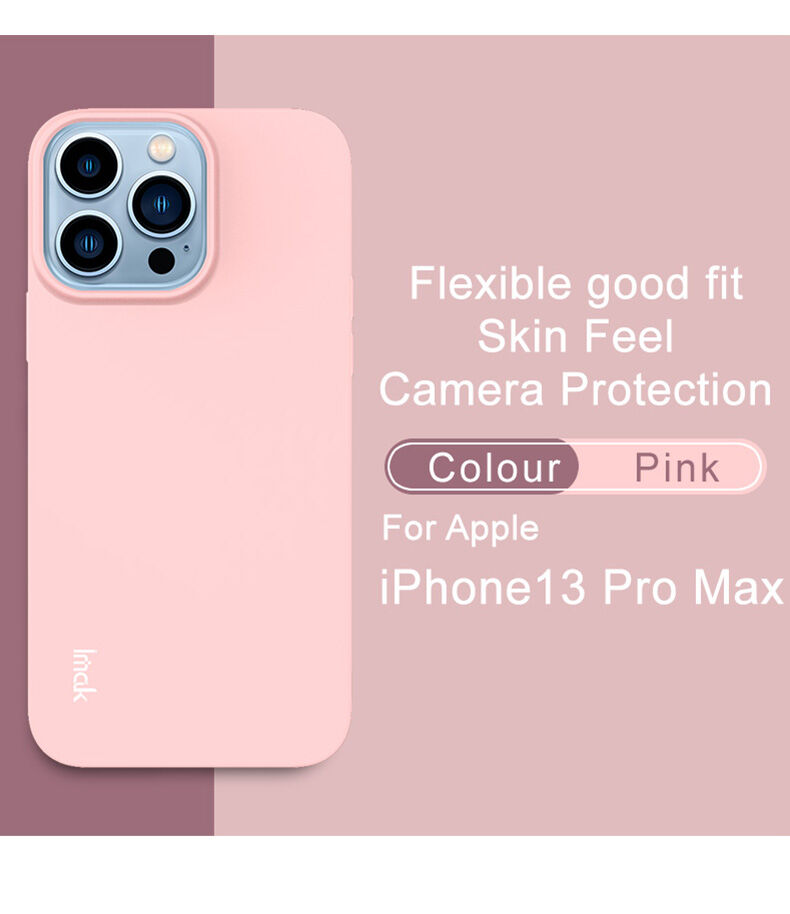 Imak miękkie etui odporne na uderzenia do iPhone 13 Pro Max - niebieskie