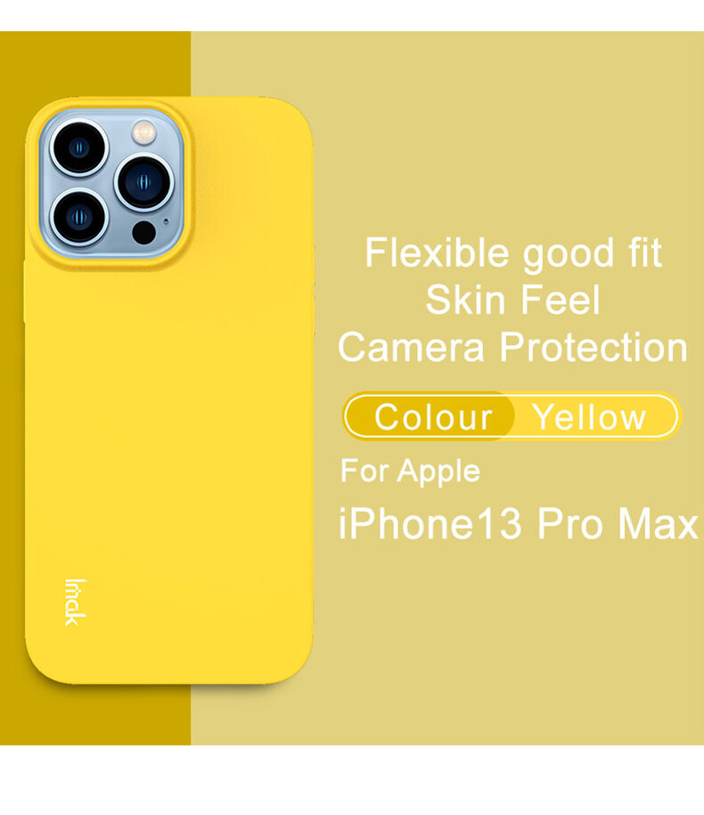 Imak miękkie etui odporne na uderzenia do iPhone 13 Pro Max - niebieskie