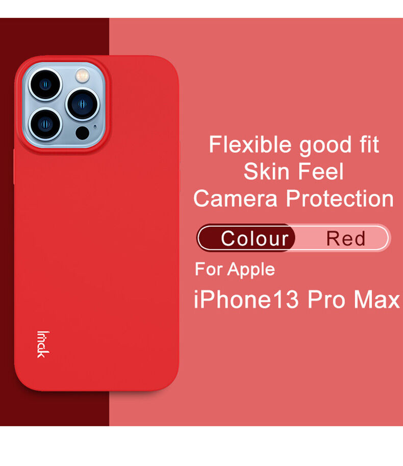 Imak miękkie etui odporne na uderzenia do iPhone 13 Pro Max - niebieskie