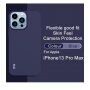 Imak miękkie etui odporne na uderzenia do iPhone 13 Pro Max - niebieskie