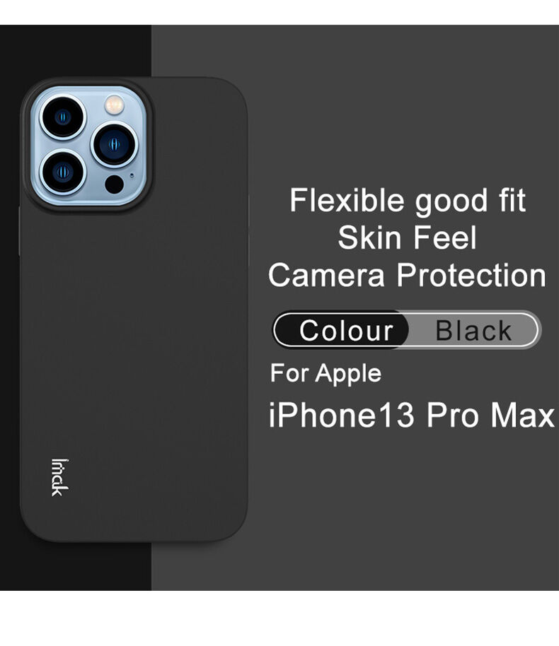 Imak miękkie etui odporne na uderzenia do iPhone 13 Pro Max - niebieskie