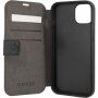 Guess 4G Printed Stripe pokrowiec flip do iPhone 13 - szare