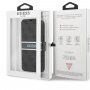 Guess 4G Printed Stripe pokrowiec flip do iPhone 13 Pro - szare