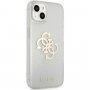 Guess Big 4G Full Glitter etui do iPhone 13 - przezroczyste