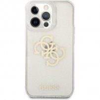 Guess Big 4G Full Glitter etui do iPhone 13 Pro - przezroczyste