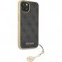 Guess 4G Charms etui do iPhone 13 mini - szary