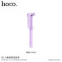 HOCO kijek selfie ze spustem przewodowym dla Apple iPhone - maks. 71cm - fioletowy