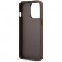 Guess 4G Printed Stripe etui do iPhone 13 Pro Max - brązowe