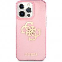 Guess Big 4G Full Glitter etui do iPhone 13 Pro Max - różowy