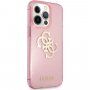 Guess Big 4G Full Glitter etui do iPhone 13 Pro Max - różowy