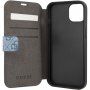 Guess 4G Printed Stripe pokrowiec flip do iPhone 13 mini - niebieskie